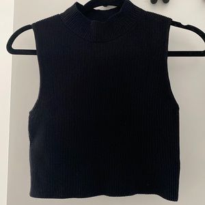 Aritizia Babaton Sculpt Knit Mockneck Top- Offers are welcome